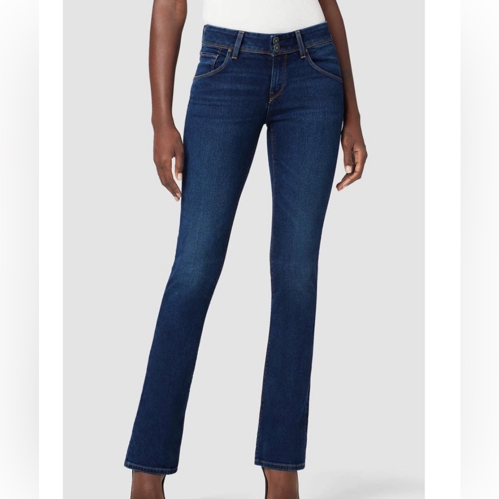NWT Hudson “Beth Baby Boot” dark denim mid rise jeans